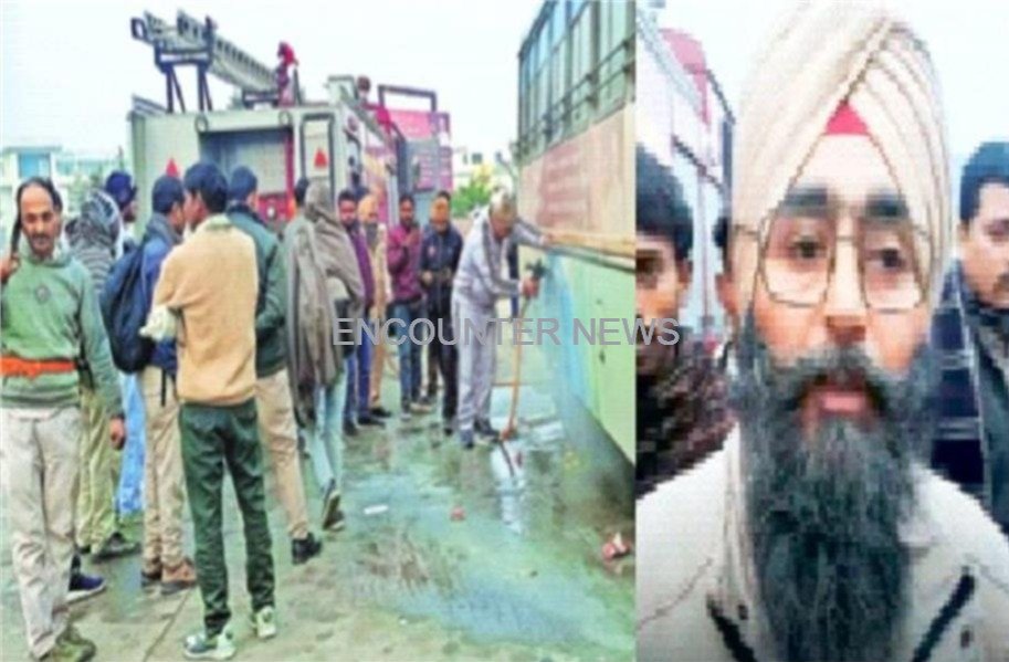 सवारियों से भरी Bus के टायरों में लगी आग, मचा हड़कंप