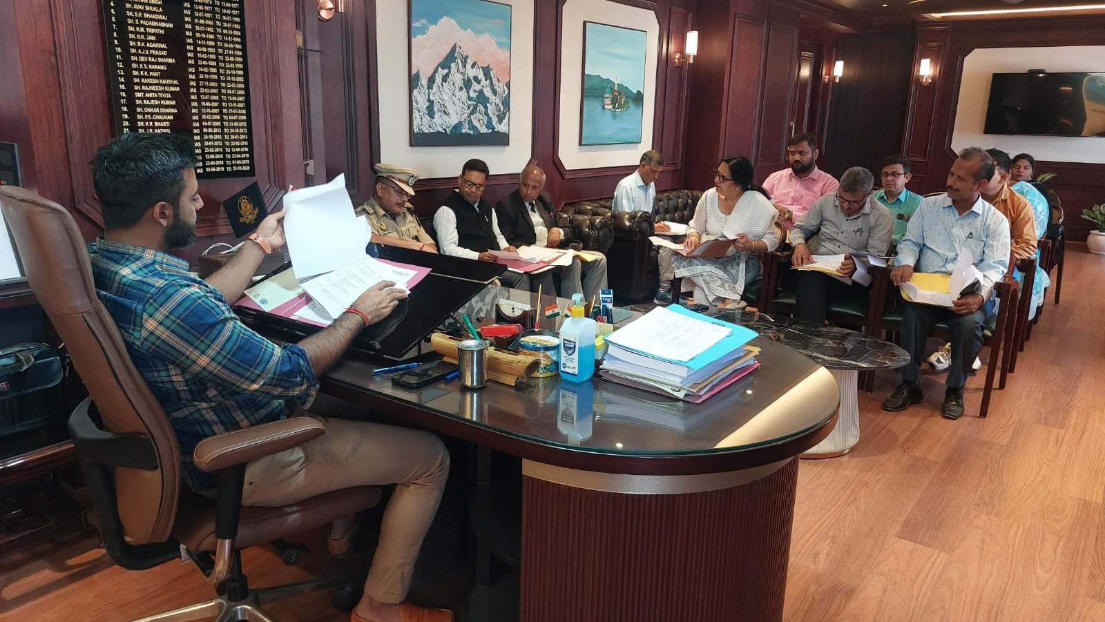 जिला सतर्कता एवं प्रबोधन समिति की त्रैमासिक बैठक आयोजित