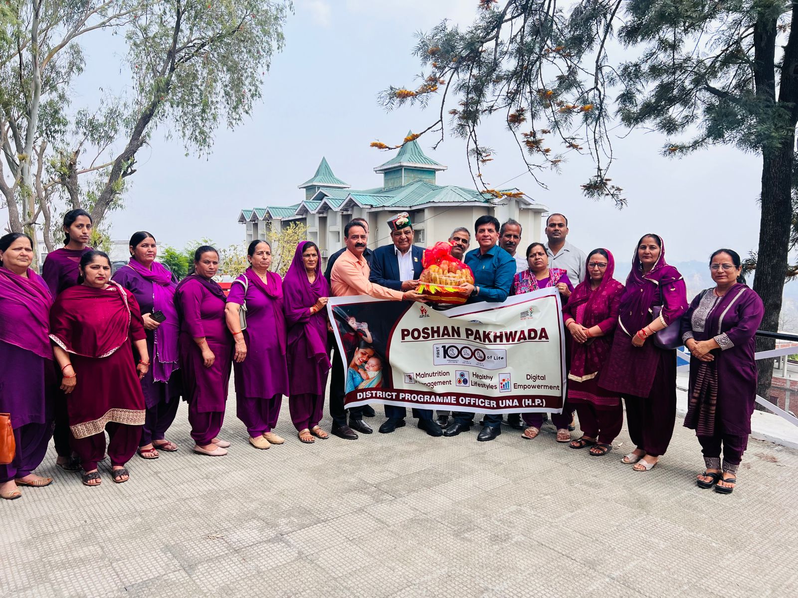 चिंतपूर्णी में आयोजित पोषण पखवाड़े में शामिल हुए सामाजिक न्याय एवं अधिकारिता मंत्री कर्नल डॉ. धनी राम शांडिल