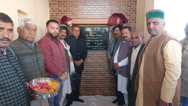 विधायक विवेक शर्मा ने कुटलैहड़ क्षेत्र में किए 53 लाख के विकास कार्यों के लोकार्पण