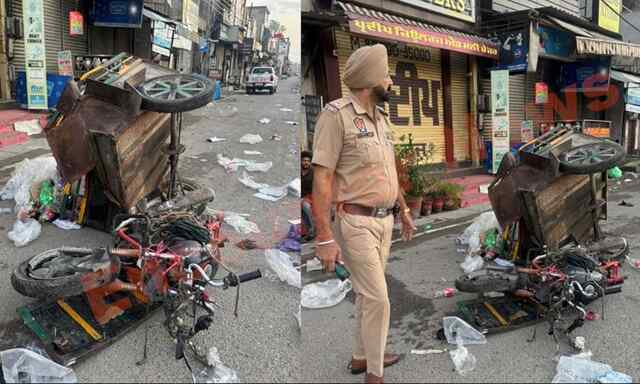 Jalandhar News: दिल दहलाने वाली घटना, Highway पर तेज रफ्तार बस ने रेहड़े को मारी टक्कर, उछलकर गिरी मां-बेटी की मौत, देखें वीडियो