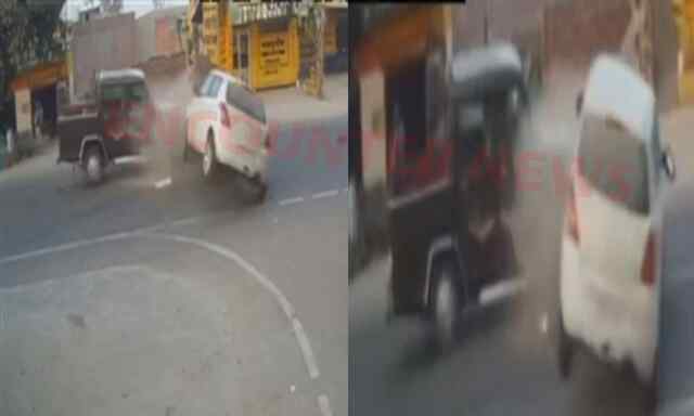 Punjab News: 2 कारों सहित 3 वाहनों में हुई भीषण टक्कर, Swift के उड़े परखच्चे