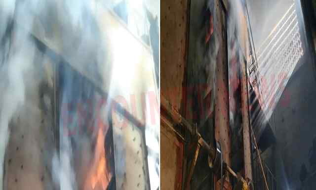 Jalandhar के पड़ोसी जिले में राइस शेलर में आग लगने से धान जलकर राख देखें वीडियो