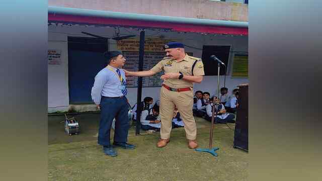 बंगाणा स्कूल में जिला पुलिस ऊना का एंटी चिट्टा अभियान