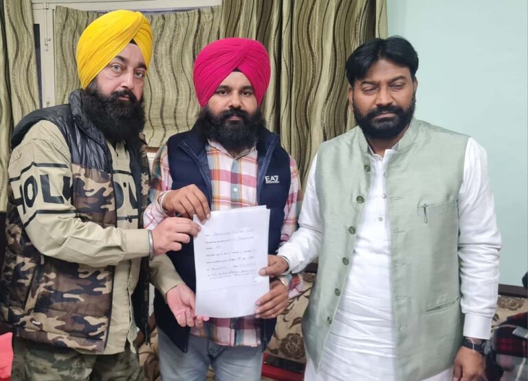 Jalandhar News : Ward No. 28 से Aap Party के हरविंदर सिंह चड्ढा ने पेश की दावेदारी