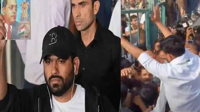 कॉकरोच जनता पार्टी के फाउंडर अभिजीत दीपके को युवकों ने मारे थप्पड़, मचा बवाल, देखे वीडियो