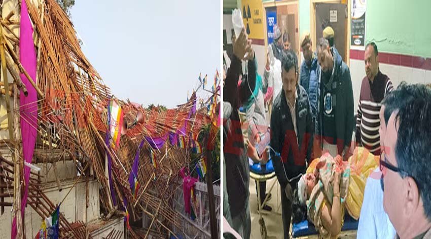 बड़ा हादसाः निर्वाण महोत्सव में ढहा मंच, 7 की मौत, कई श्रद्धालु घायल, देखें वीडियो