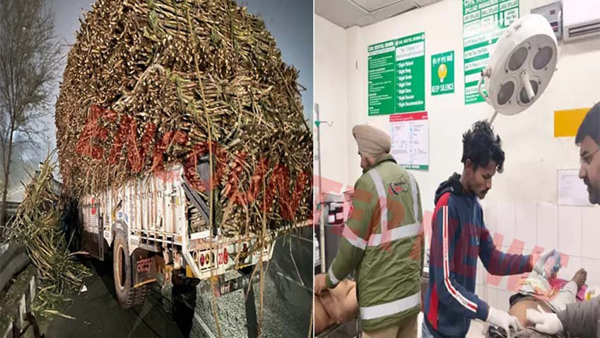 Punjab News: ओवरलोड ट्राली का संतुलन बिगड़ने से हुआ हादसा, 2 की माैत