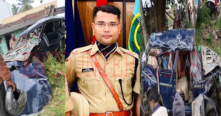 सड़क हादसे में युवा IPS अधिकारी की मौत, गाड़ी के उड़े परखच्चे सड़क हादसे में युवा IPS अधिकारी की मौत, गाड़ी के उड़े परखच्चे