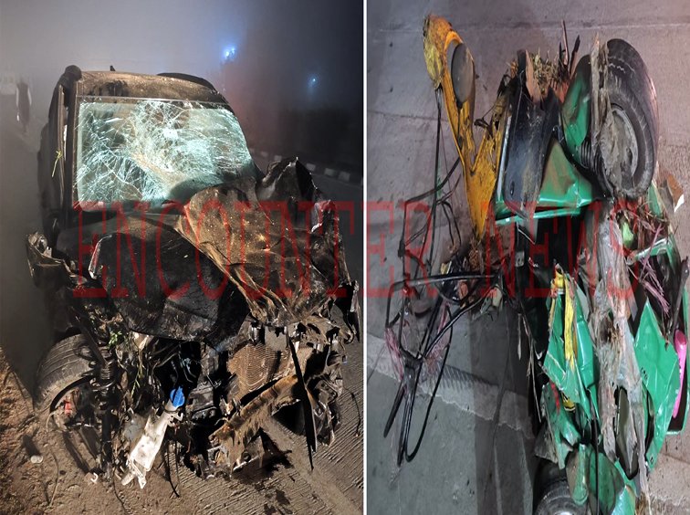भीषण सड़क हादसे में दूल्हा-दुल्हन सहित 7 की मौत
