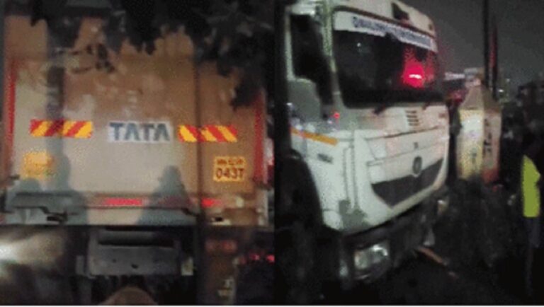 तेज रफ्तार Dumper ने Footpath पर सो रहे 9 लोगों को कुचला, 2 बच्चों समेत 3 की मौत