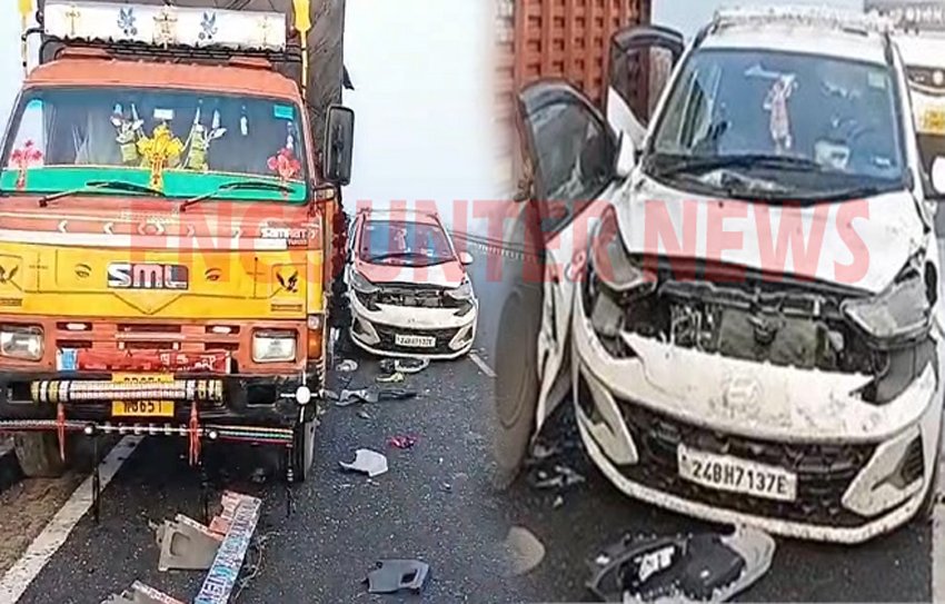 Punjab News: National Highway पर ट्रक और कार की टक्कर, Air Force जवान की पत्नी घायल