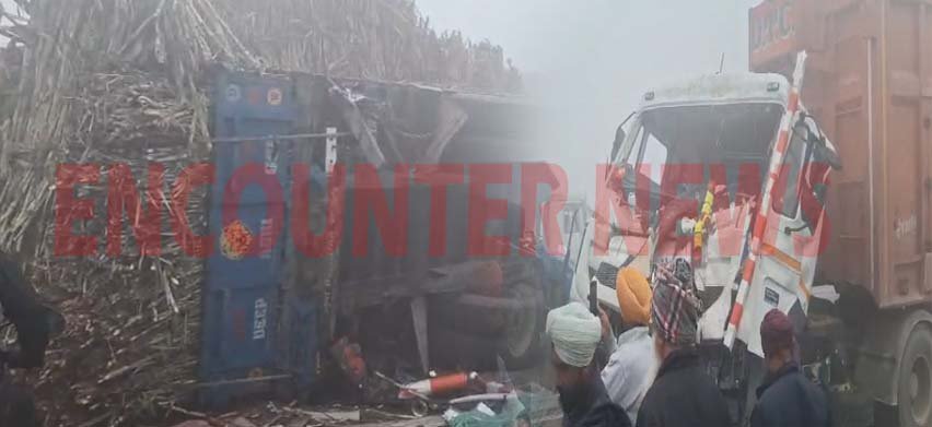 Punjab News: बड़े ट्राले और टैक्टर ट्राली में हुई भीषण टक्कर, देखें वीडियो