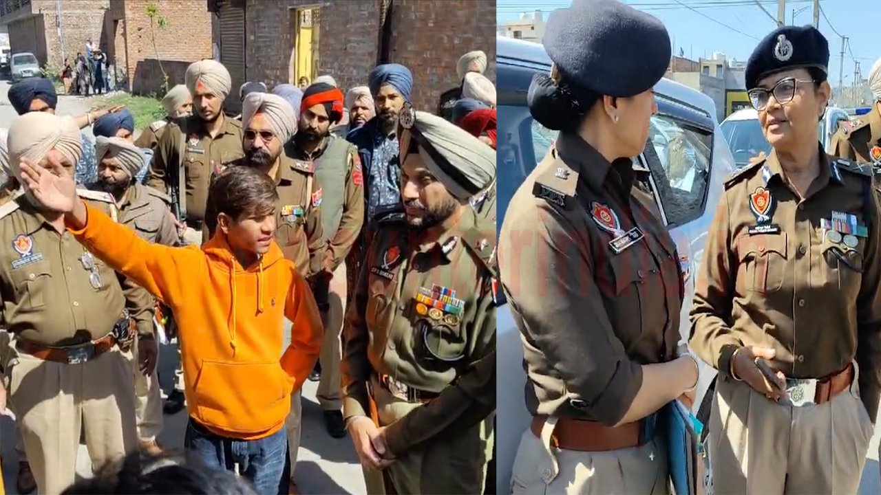 Punjab News: इस इलाके में Police की दबिश, देखें वीडियो