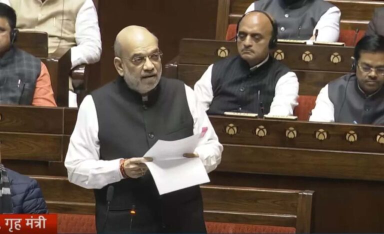 Amit Shah Live:  ‘हमारा संविधान दुनिया के संविधानों की नकल नहीं’, राज्यसभा में बोले अमित शाह