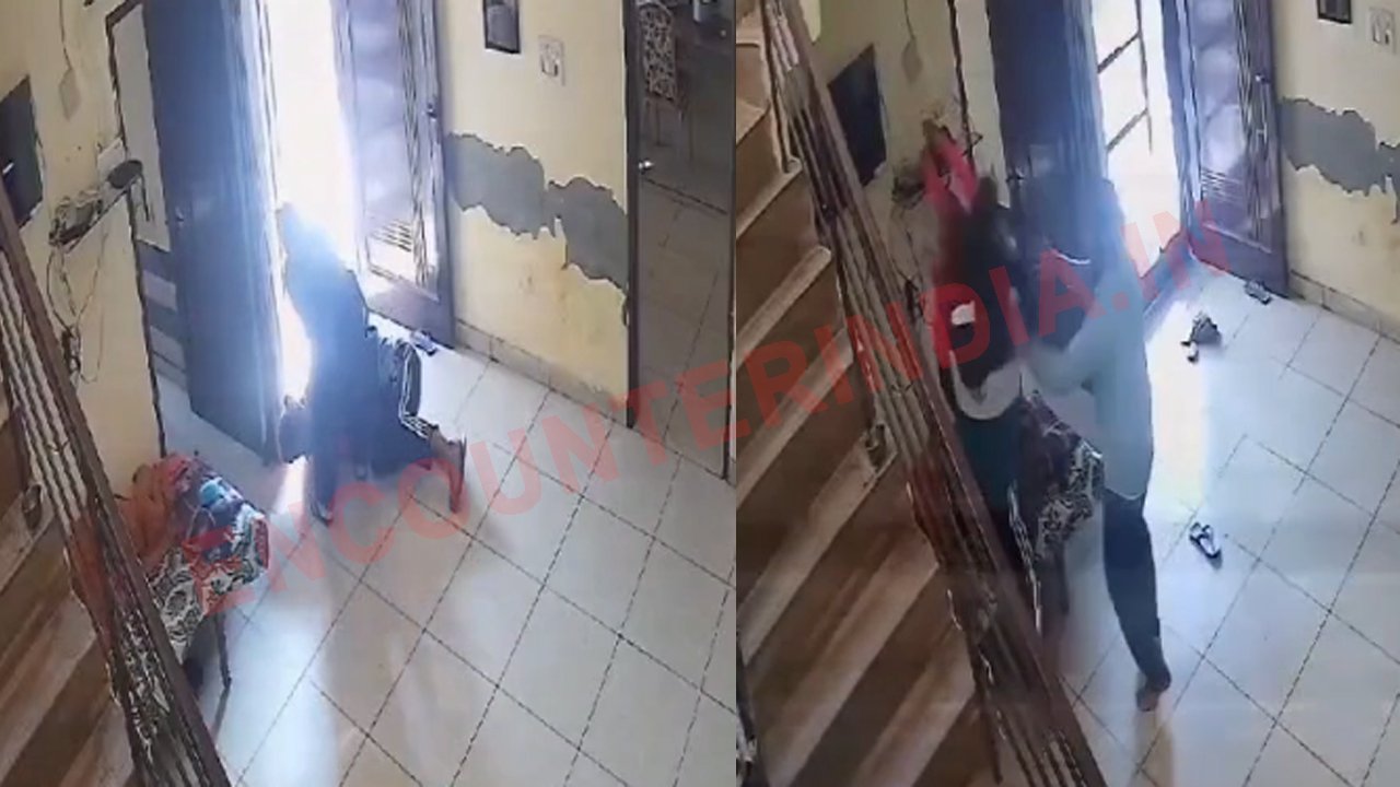 Punjab News: नशेड़ी पति ने पत्नी को जमकर पीटा, देखे CCTV