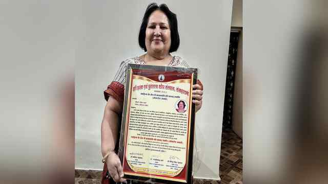 देश की ख्याति प्राप्त लेखिका नंदिता बाली को डॉक्टरेट की मानक उपाधि देश की ख्याति प्राप्त लेखिका नंदिता बाली को डॉक्टरेट की मानक उपाधि