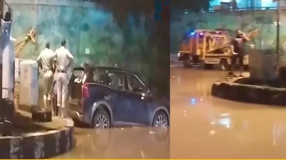 Rail अंडरपास में लॉक हुई Automatic XUV कार, पानी में डूबकर बैंक मैनेजर व कैशियर की मौत