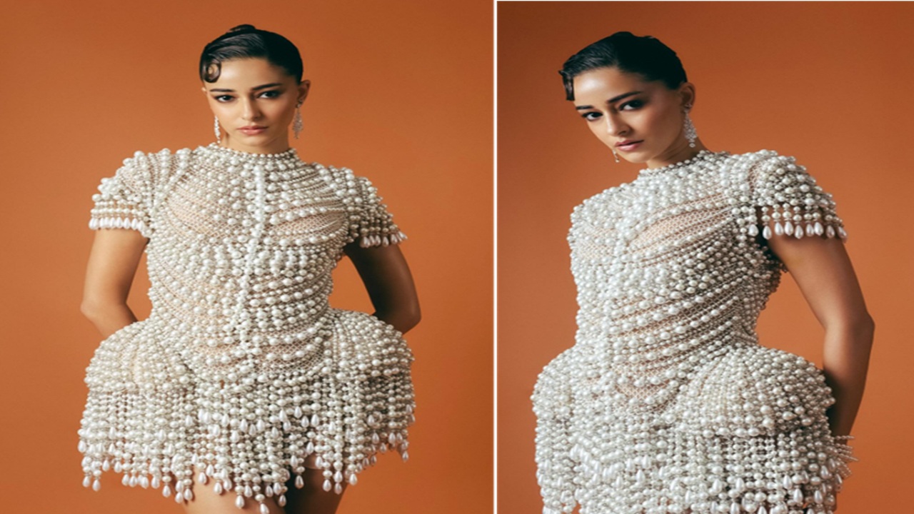Ananya Panday की मोतियों से सजी ड्रेस ने बटोरी सुर्खियाँ, Bold और Glamorous लुक ने जीता फैंस का दिल