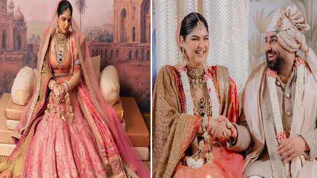 Anshula Kapoor ने Rohan Thakkar संग रचाई शादी, ओढ़ा मां का 42 साल पुराना जरदोजी दुपट्टा, देखें तस्वीरें