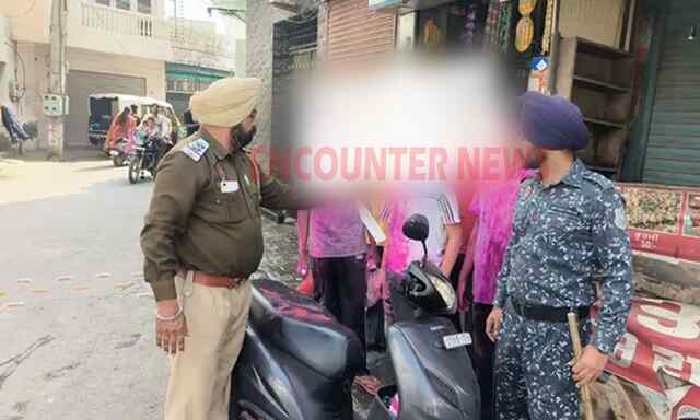 Punjab News: होली पर हुड़दंगों के खिलाफ पुलिस का एक्शन, काटे चालान, किए वाहन जब्त