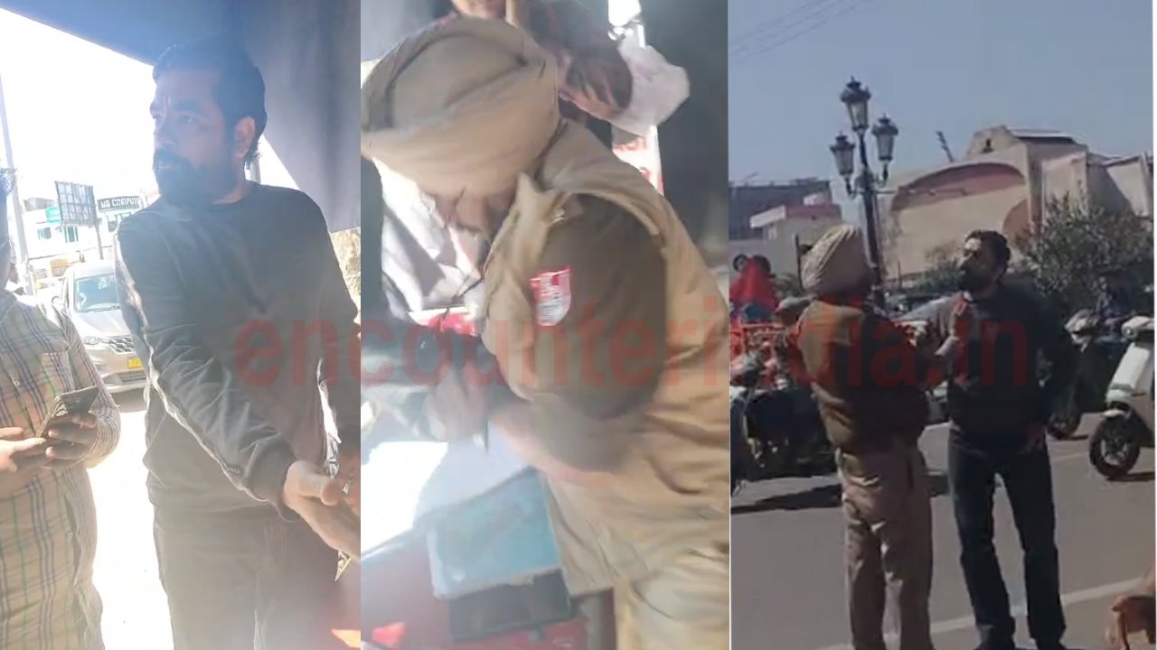 Punjab News: नाके पर हुआ भारी हंगामा, चालान बुक फाड़ने की कोशिश, देखें वीडियो