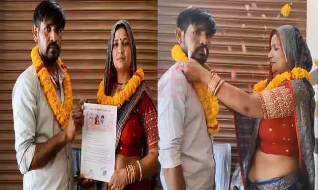 सास पर फिदा हुआ दामाद, दोनों ने रचाई शादी, देखें वीडियो