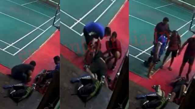 Badminton खेलने के बाद मुंह के बल गिरा युवक, मौत, देखें CCTV