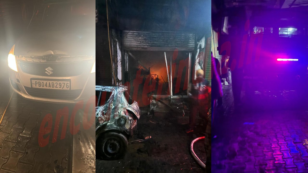 Punjab News: कपड़े की दुकान में लगी आग, कार को भी चपेट में लिया, देखें वीडियो
