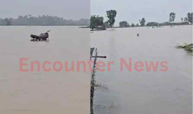 Punjab News: एक और अस्थायी बांध टूटा, देखें वीडियो