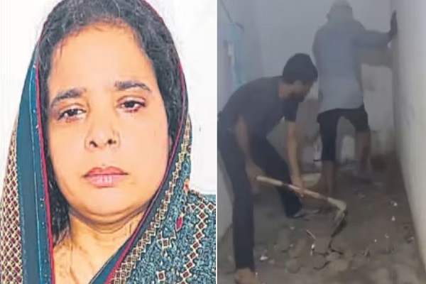 पति को बाथरूम में दफनाने का मामलाः आरोपी पत्नी को भेजा 14 दिन की न्यायिक हिरासत में