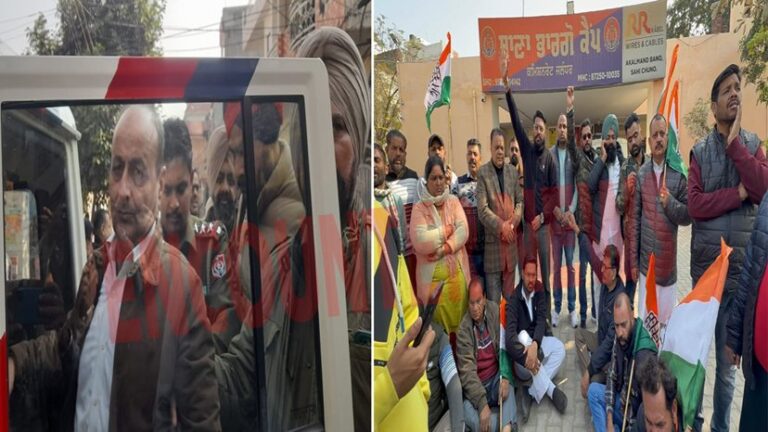 Jalandhar News: कांग्रेस नेताओं ने किया प्रदर्शन, राजिंदर बेरी को पुलिस ने लिया हिरासत में, देखें वीडियो