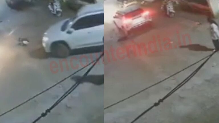 BJP नेता के 6 वर्षीय बेटे को कार ने कुचला, मौत, वारदात CCTV में कैद