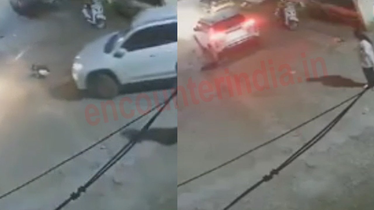 BJP नेता के 6 वर्षीय बेटे को कार ने कुचला, मौत, वारदात CCTV में कैद