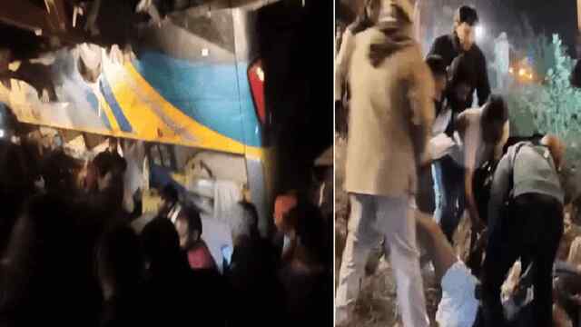 National Highway पर Sleeper Bus पलटी, दंपती सहित 3 की मौत, धड़ से अलग हुआ महिला का सिर