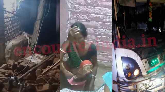 दीवार तोड़ते हुए सीधे घर की रसोई में घुसी बस, मचा हड़कंप, देखें वीडियो