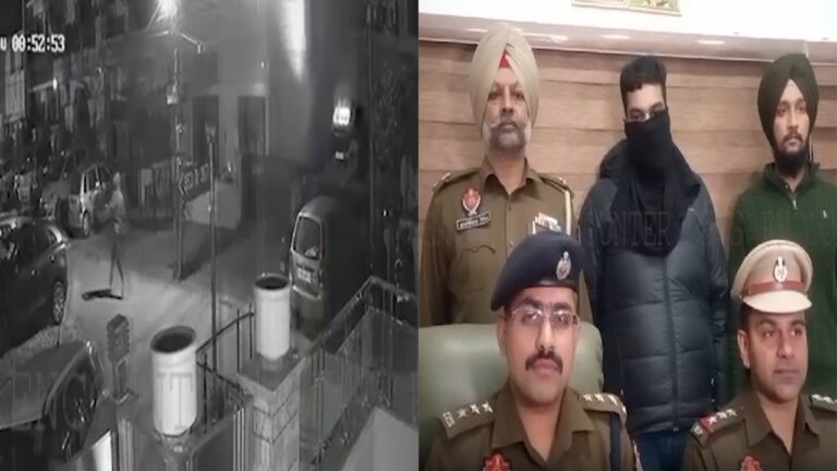 घर के बाहर खड़ी कार को आग लगाने के मामले में आरोपी काबू, देखें वीडियो