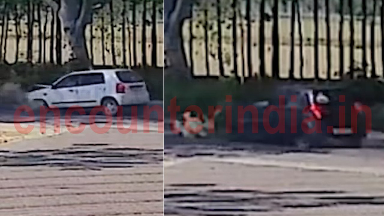 Punjab News: दिल दहलाने वाला हादसा, कार और बाइक में टक्कर में 2 की मौत, देखें CCTV