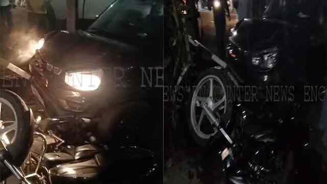 Jalandhar News: मेन चौक पर 3 वाहनों की टक्कर में Activa को लगी आग, देखें वीडियो