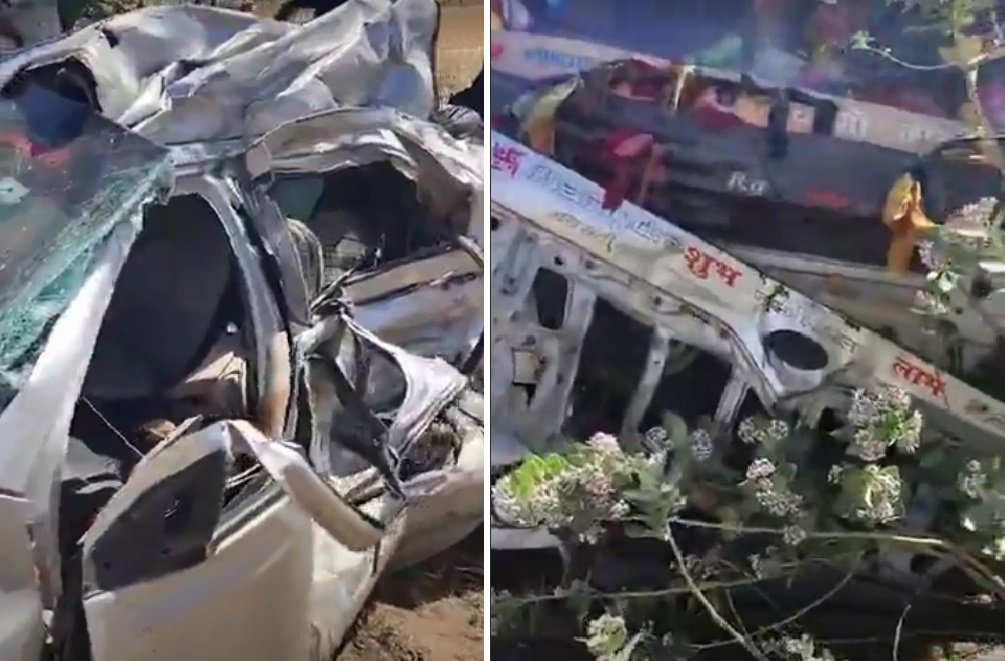 ट्रक और कार में जबरदस्त टक्कर, 3 की मौत ट्रक और कार में जबरदस्त टक्कर, 3 की मौत