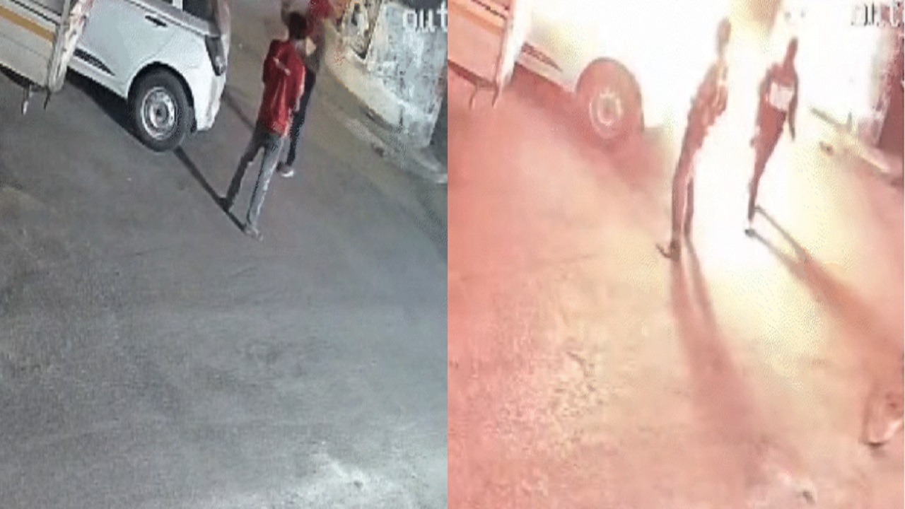 पूर्व कर्मचारियों ने मालिक की Car को लगाई आग, मचा हड़कंप