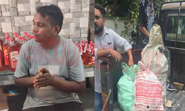 Jalandhar News: राजू के ढाबे पर Excise विभाग की Raid, अवैध शराब सहित संचालक काबू