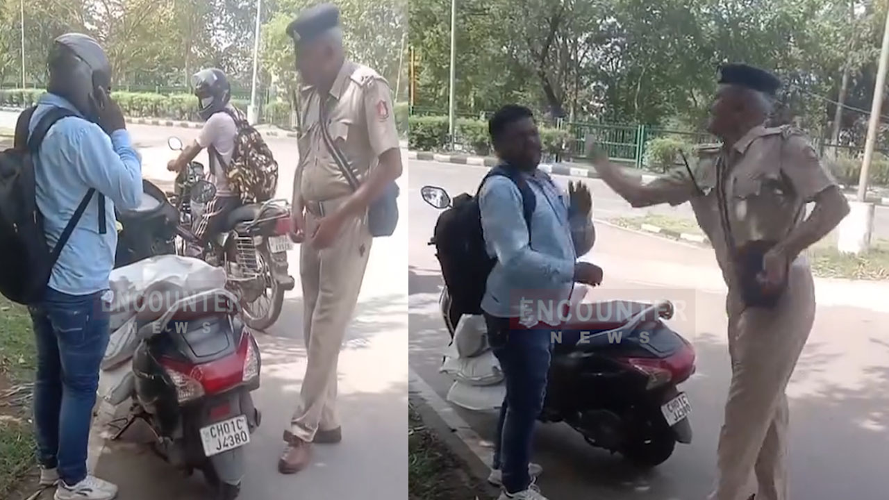 Punjab News: Activa सवार को थप्पड़ मारते Traffic Police का वीडियो वायरल