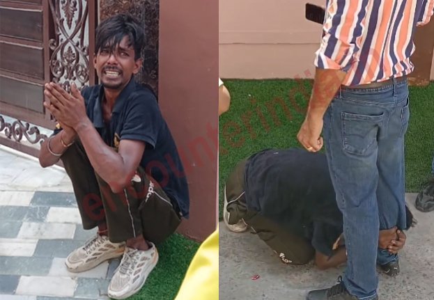 Jalandhar: पॉश इलाके में चोरी के आरोप में युवक की हुई धुनाई, देखें वीडियो