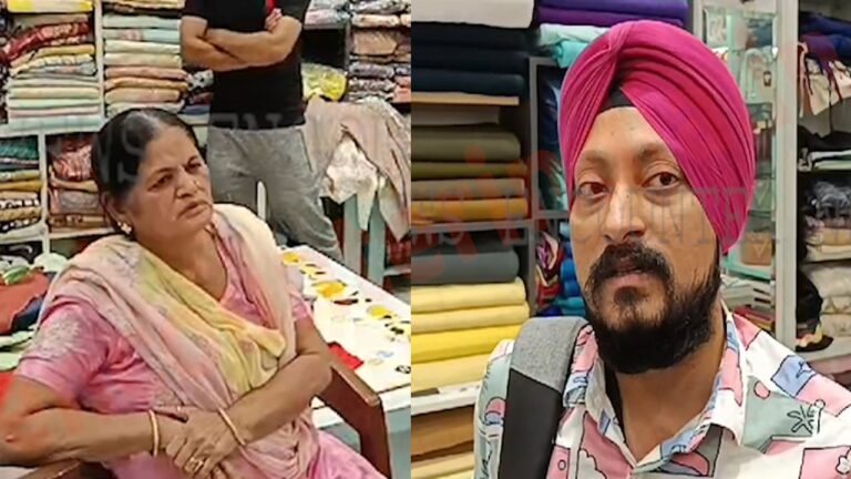 Jalandhar News: पॉश इलाके में Rani Bagh Store से कपड़े चुराती महिला काबू, देखें वीडियो