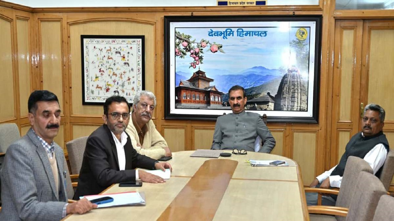 हिमाचल के CM सुक्खू ने 145 करोड़ रुपये की Utility Duct परियोजना की समीक्षा की