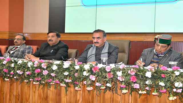 मुख्यमंत्री Sukhu ने 2025-26 के लिए RIDF Budget की दी जानकारी