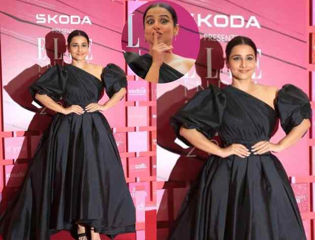 Black Dress में किलर अंदाज में दिखी Vidya Balan, Red Carpet पर आते ही सबकी बोलती की बंद