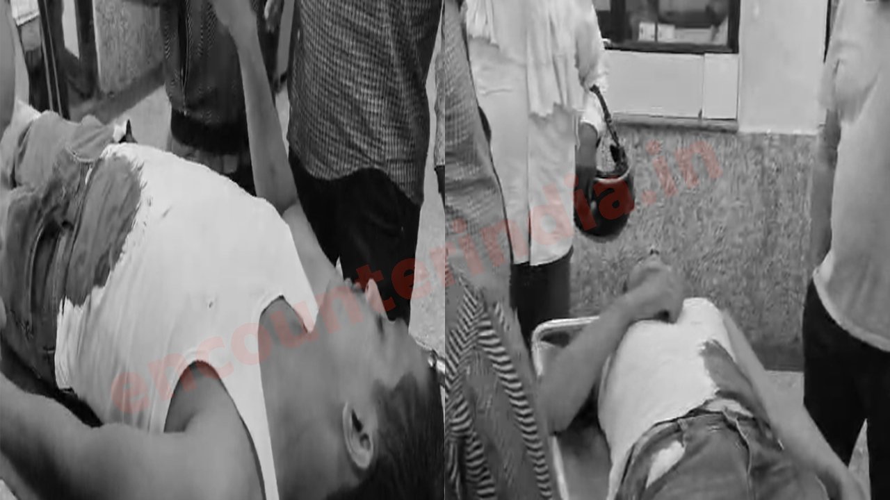 मामूली बात को लेकर पुलिस कर्मी पर तेजधार हथियार से हमला