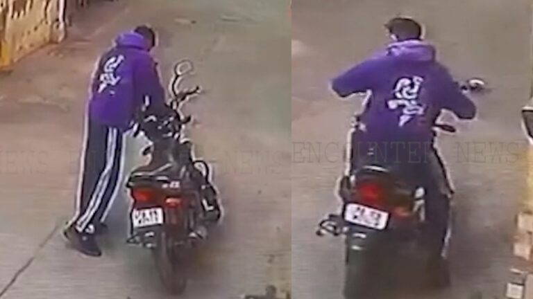 Kapurthala News : घर के बाहर खड़ी बाइक को चोर लेकर हुए फरार, देखें CCTV